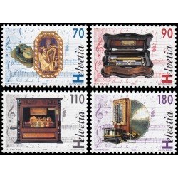Suiza Switzerland 1513/16 1996 Cajas de música MNH Suiza Switzerland 1513/16 1996 Cajas de música MNH