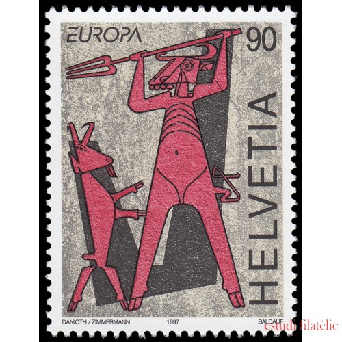 Suiza Switzerland 1543 1997 Europa Cuentos y leyendas MNH