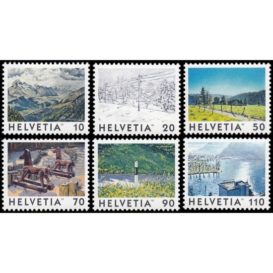 Suiza Switzerland 1568/73 1998 Vistas de Suiza MNH Suiza Switzerland 1568/73 1998 Vistas de Suiza MNH