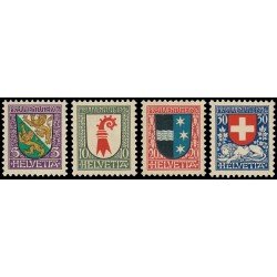 Suiza Switzerland 222/25 1926 Pro juventud Escudo de armas de cantones de Suiza MNH Suiza Switzerland 222/25 1926 Pro juventud Escudo de armas de cantones de Suiza MNH