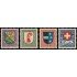 Suiza Switzerland 222/25 1926 Pro juventud Escudo de armas de cantones de Suiza MNH