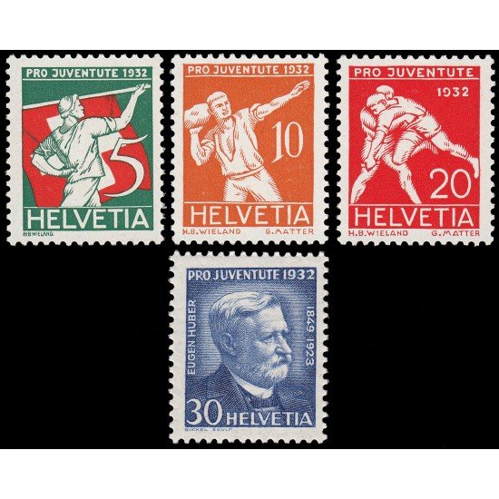 Suiza Switzerland 263/66 1932 Pro Juventud Eugene Huber MNH Suiza Switzerland 263/66 1932 Pro Juventud Eugene Huber MNH