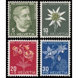 Suiza Switzerland 399/02 1944 Pro juventud Numa Droz MH Suiza Switzerland 399/02 1944 Pro juventud Numa Droz MH