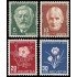 Suiza Switzerland 423/26 1945 Pro juventud Ludwin Forrer i Susanna Orelli Flores Flowers MH