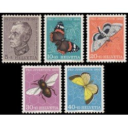 Suiza Switzerland 502/06 1950 Pro juventud Theophil Sprecher v. Bernegg MH