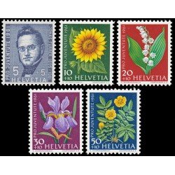 Suiza Switzerland 684/88 1961 Pro juventud Jonas Furrer MNH Suiza Switzerland 684/88 1961 Pro juventud Jonas Furrer MNH