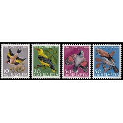 Suiza Switzerland 846/49 1969 Pro juventud Aves MNH Suiza Switzerland 846/49 1969 Pro juventud Aves MNH