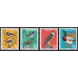 Suiza Switzerland 891/94 1971 Pro juventud Aves MNH Suiza Switzerland 891/94 1971 Pro juventud Aves MNH