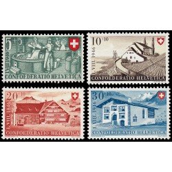 Suiza Switzerland 428/31 1946 Fiesta Nacional En beneficio de suizos residentes en el extranjero MNH Suiza Switzerland 428/31 1946 Fiesta Nacional En beneficio de suizos residentes en el extranjero MNH