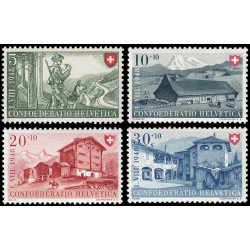 Suiza Switzerland 457/60 1948 Fiesta Nacional MNH Suiza Switzerland 457/60 1948 Fiesta Nacional MNH