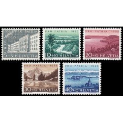 Suiza Switzerland 562/66 1955 Pro patria MH Suiza Switzerland 562/66 1955 Pro patria MH