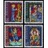 Suiza Switzerland 834/37 1969 Pro patria  Vidrieras con historias bíblicas MNH