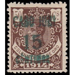Cabo Juby 3A 1916 Sellos de Río de Oro de 1914 habilitados MH Cabo Juby 3A 1916 Sellos de Río de Oro de 1914 habilitados MH