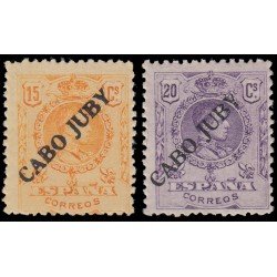 Cabo Juby 20A/21 1922-23 Sellos de España habilitados MNH Cabo Juby 20A/21 1922-23 Sellos de España habilitados MNH