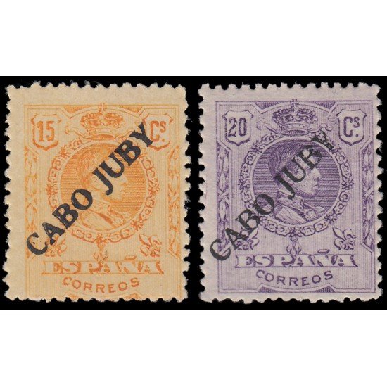 Cabo Juby 20A/21 1922-23 Sellos de España habilitados MNH Cabo Juby 20A/21 1922-23 Sellos de España habilitados MNH