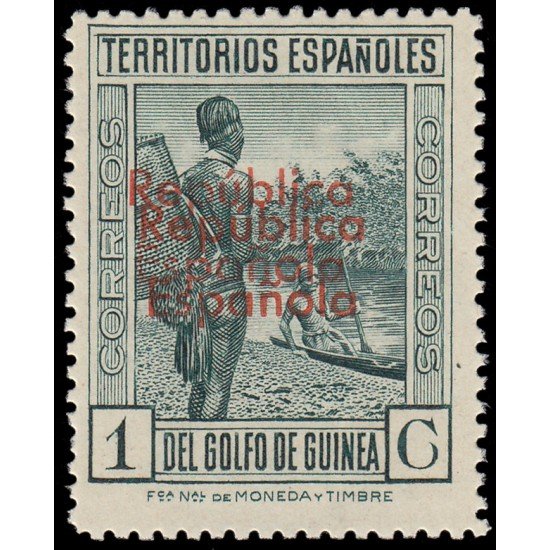 Guinea Española 230hh 1932 Alfonso XIII MNH Guinea Española 230hh 1932 Alfonso XIII MNH