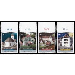 Suiza Switzerland 1539/42 1997 Pro patria Bienes culturales y paisajes MNH Suiza Switzerland 1539/42 1997 Pro patria Bienes culturales y paisajes MNH