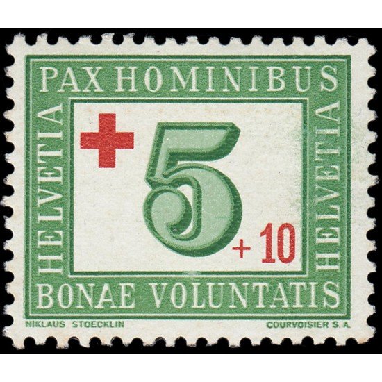 Suiza Switzerland 418 1945 En beneficio de Cruz Roja MH Suiza Switzerland 418 1945 En beneficio de Cruz Roja MH