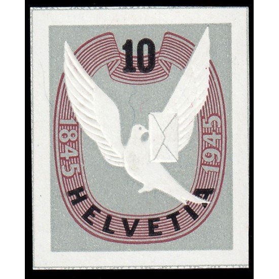 Suiza Switzerland SH procedente de hojita HB 12 1945 Centenario de la paloma de Basilea MNH Suiza Switzerland SH procedente de hojita HB 12 1945 Centenario de la paloma de Basilea MNH