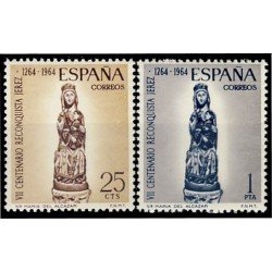 España Spain 1615/16 1964 VII Centenario de la Reconquista de Jerez. Virgen del Alcázar MNH