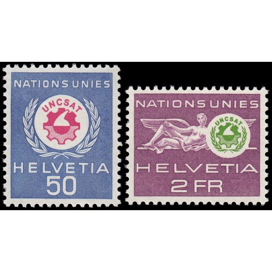 Suiza Switzerland Servicios 434/35 1962 ONU/UNO Oficina Europea de las Naciones Unidas MNH Suiza Switzerland Servicios 434/35 1962 ONU/UNO Oficina Europea de las Naciones Unidas MNH