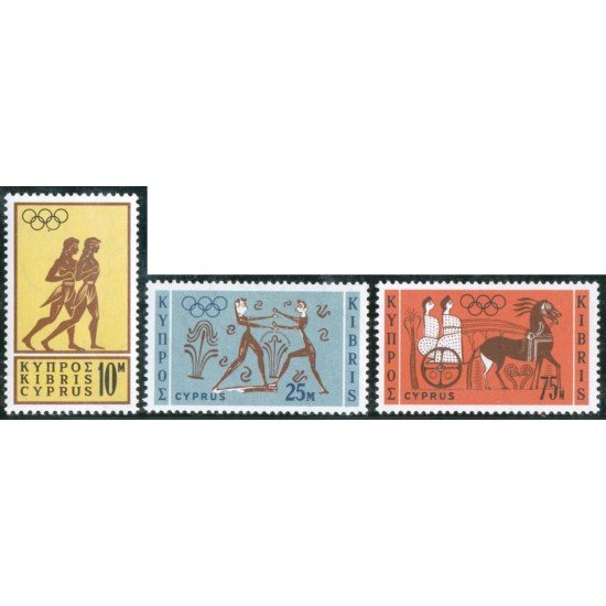 Chipre Cyprus Nº 229/31 1964 JJOO de Tokyo MNH Chipre Cyprus Nº 229/31 1964 JJOO de Tokyo MNH