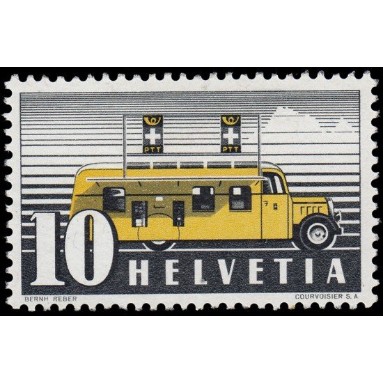Suiza Switzerland 432 1946 Oficina de correos móvil MH Suiza Switzerland 432 1946 Oficina de correos móvil MH
