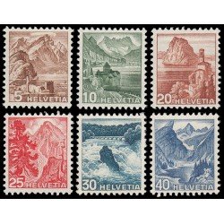Suiza Switzerland 461/66 1948 Paisajes MH Suiza Switzerland 461/66 1948 Paisajes MH