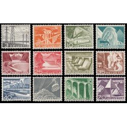 Suiza Switzerland 481/92 1949 Paisajes y técnicas MNH Suiza Switzerland 481/92 1949 Paisajes y técnicas MNH