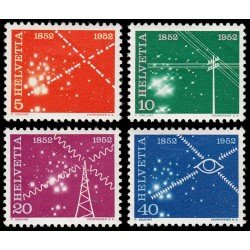 Suiza Switzerland 517/20 1952 Centenario del Servicio de telecomunicaciones MH