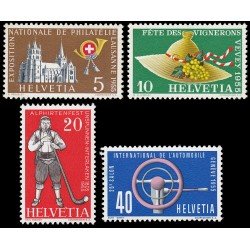 Suiza Switzerland 558/61 1955 Serie de propaganda MH Suiza Switzerland 558/61 1955 Serie de propaganda MH