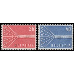 Suiza Switzerland 595/96 1957 Europa MNH Suiza Switzerland 595/96 1957 Europa MNH