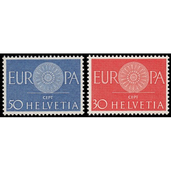 Suiza Switzerland 666/67 1960 Europa MNH Suiza Switzerland 666/67 1960 Europa MNH