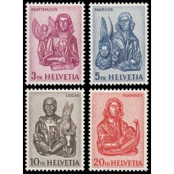 Suiza Switzerland 660C/60F 1961 Evangelistas MNH Suiza Switzerland 660C/60F 1961 Evangelistas MNH