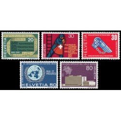 Suiza Switzerland 850/54 1970 Sellos de propaganda MNH Suiza Switzerland 850/54 1970 Sellos de propaganda MNH