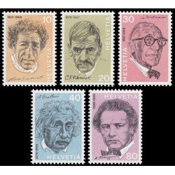 Suiza Switzerland 909/13 1972 Hombres célebres MNH Suiza Switzerland 909/13 1972 Hombres célebres MNH