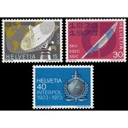 Suiza Switzerland 921/23 1973 Sellos de propaganda MNH Suiza Switzerland 921/23 1973 Sellos de propaganda MNH