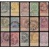 Bélgica 53/67 1893-00 Leyenda bilingüe Usados