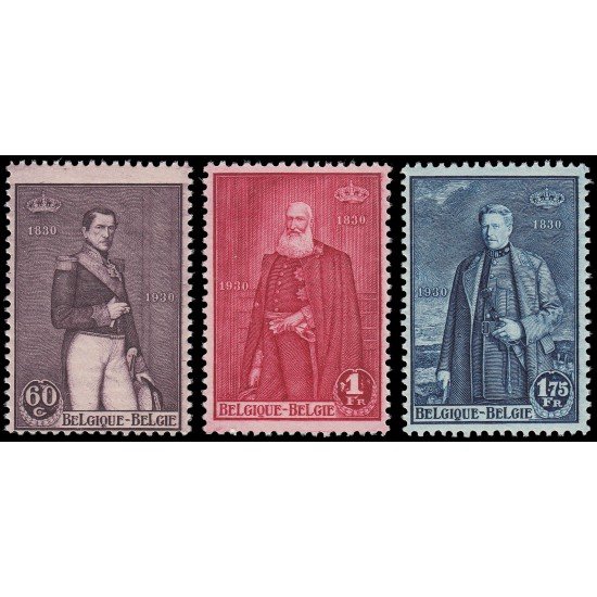 Bélgica 302/04 1930 Centenario de la Independencia MNH Bélgica 302/04 1930 Centenario de la Independencia MNH
