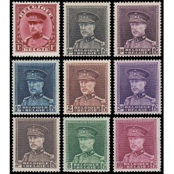 Bélgica 317/24 1931-32 Alberto I MNH Bélgica 317/24 1931-32 Alberto I MNH