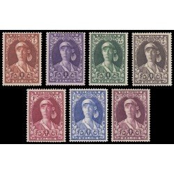 Bélgica 326/32 1931 A beneficio de obras antiburculosis Efigie de la Reina Elisabeth MNH Bélgica 326/32 1931 A beneficio de obras antiburculosis Efigie de la Reina Elisabeth MNH