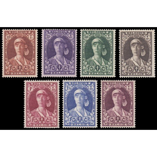 Bélgica 326/32 1931 A beneficio de obras antiburculosis Efigie de la Reina Elisabeth MNH Bélgica 326/32 1931 A beneficio de obras antiburculosis Efigie de la Reina Elisabeth MNH
