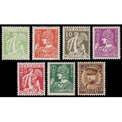 Bélgica 335/41 1932 Agricultura Comercio Alberto I MNH Bélgica 335/41 1932 Agricultura Comercio Alberto I MNH