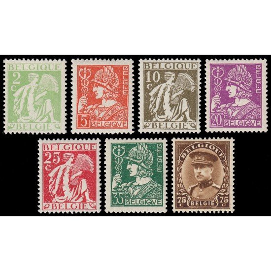 Bélgica 335/41 1932 Agricultura Comercio Alberto I MNH Bélgica 335/41 1932 Agricultura Comercio Alberto I MNH