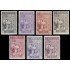 Bélgica 377/83 1933 Fondo contra la tuberculosis Cruz de Lotaringia  MNH