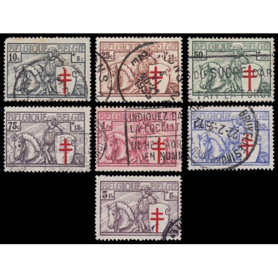 Bélgica 394/00 1934 Fondo contra la tuberculosis Caballero Usados Bélgica 394/00 1934 Fondo contra la tuberculosis Caballero Usados