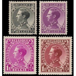 Bélgica 390/93 1934 En pro de los minusválidos de guerra Efigie de Leopoldo III MNH Bélgica 390/93 1934 En pro de los minusválidos de guerra Efigie de Leopoldo III MNH
