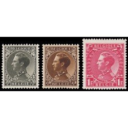 Bélgica 401/03 1934-35 Leopoldo III MNH Bélgica 401/03 1934-35 Leopoldo III MNH