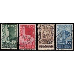 Bélgica 386/89 1934 Exposición Universal de 1935 Usados Bélgica 386/89 1934 Exposición Universal de 1935 Usados
