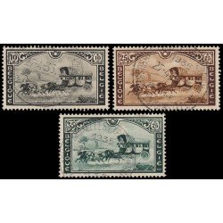 Bélgica 407/09 1935 Exposición filatélica internacional de Bélgica y del Congo Belga Diligencia Usados Bélgica 407/09 1935 Exposición filatélica internacional de Bélgica y del Congo Belga Diligencia Usados